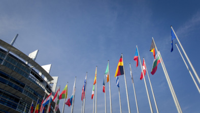 Het Europees Parlement in Straatsburg