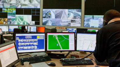 Winter/sneeuw: Verkeerscentrale ” De Wijde blik” Velzen-Zuid.