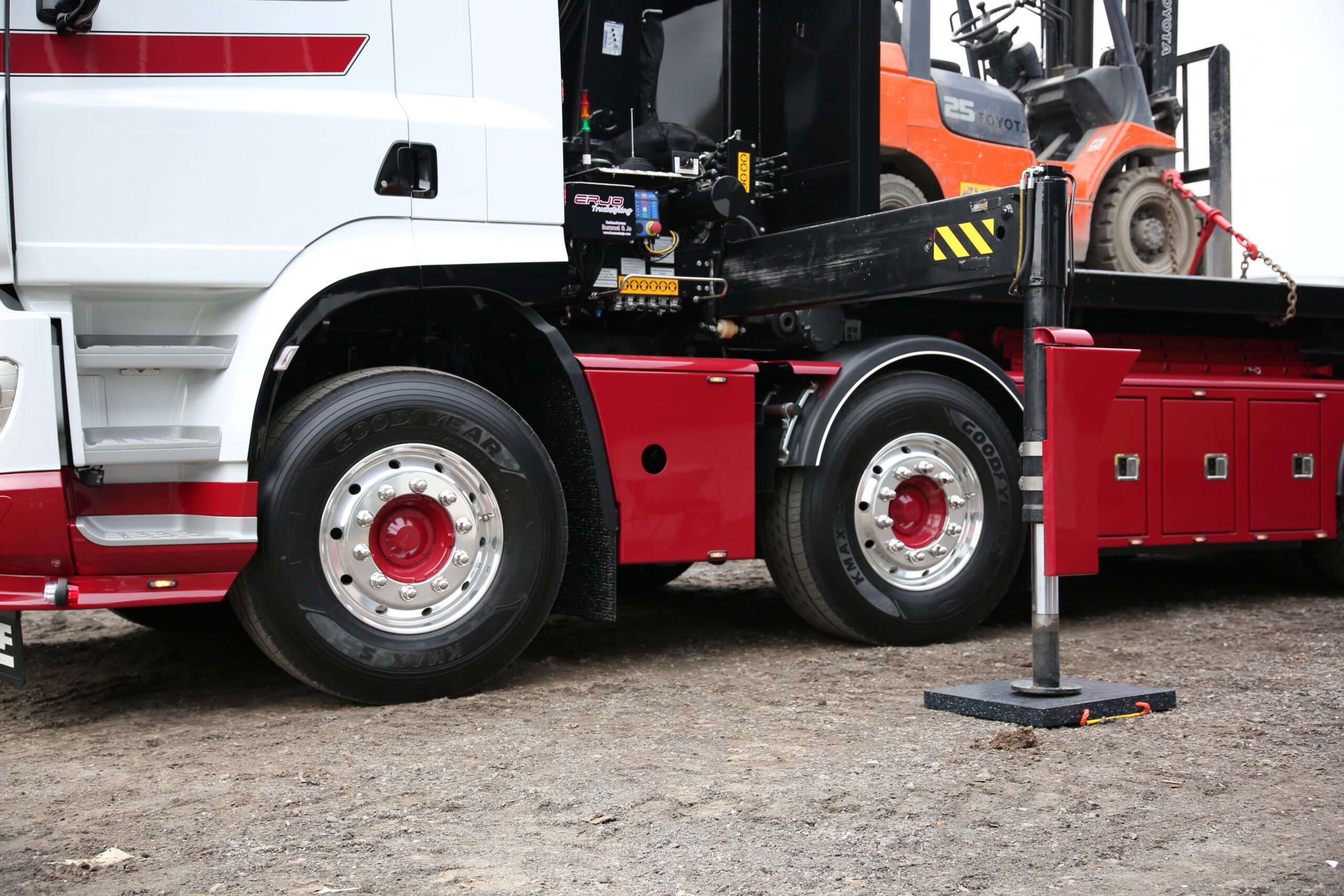 Steunpoot DAF CF
