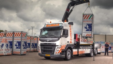 2x Volvo FM4x2 en 1x Volvo 6×2 bij Visser Projectservice, Bouwatch, Koperslagerstraat 3-5, 9403 VM  Assen