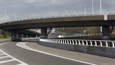 Flaneren op de flyover van het Kleinpolderplein