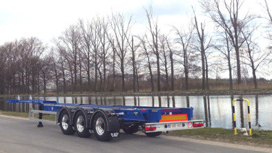 Containerchassis-45-FT-lichtgewicht-zij-aanzicht-LAG-Trailers-Verscheure