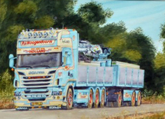 Cor Poldervaart overhandigt de mooiste