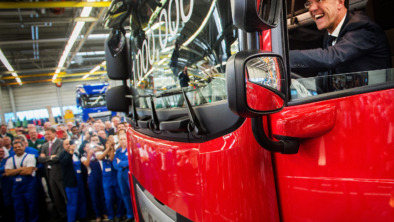 Premier Rutte onthult 1.000.000e DAF-truck