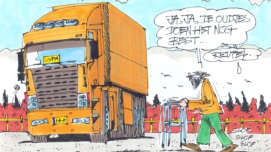 VERGRIJZINGSCARTOON