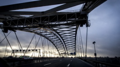 ROTTERDAM – Van Brienenoordbrug 50 jaar.   ANP JERRY LAMPEN