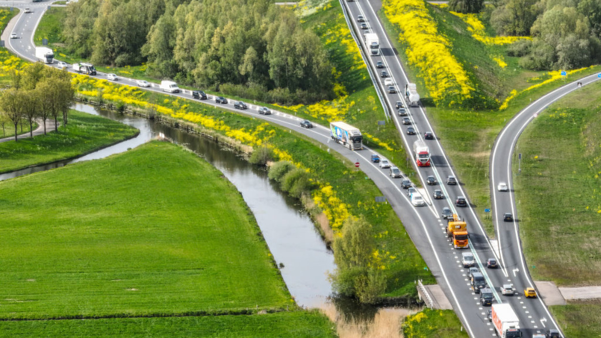 N50 Road Traffic Jam