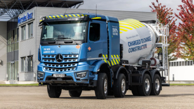 Mercedes-Benz eArocs 400: batterieelektrischer Bau-Lkw ab April bestellbarMercedes-Benz eArocs 400: Battery Electric construction truck available to order starting in April