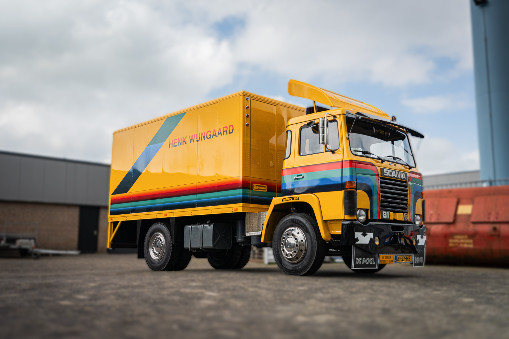 Henk Wijngaard Truck zijkant
