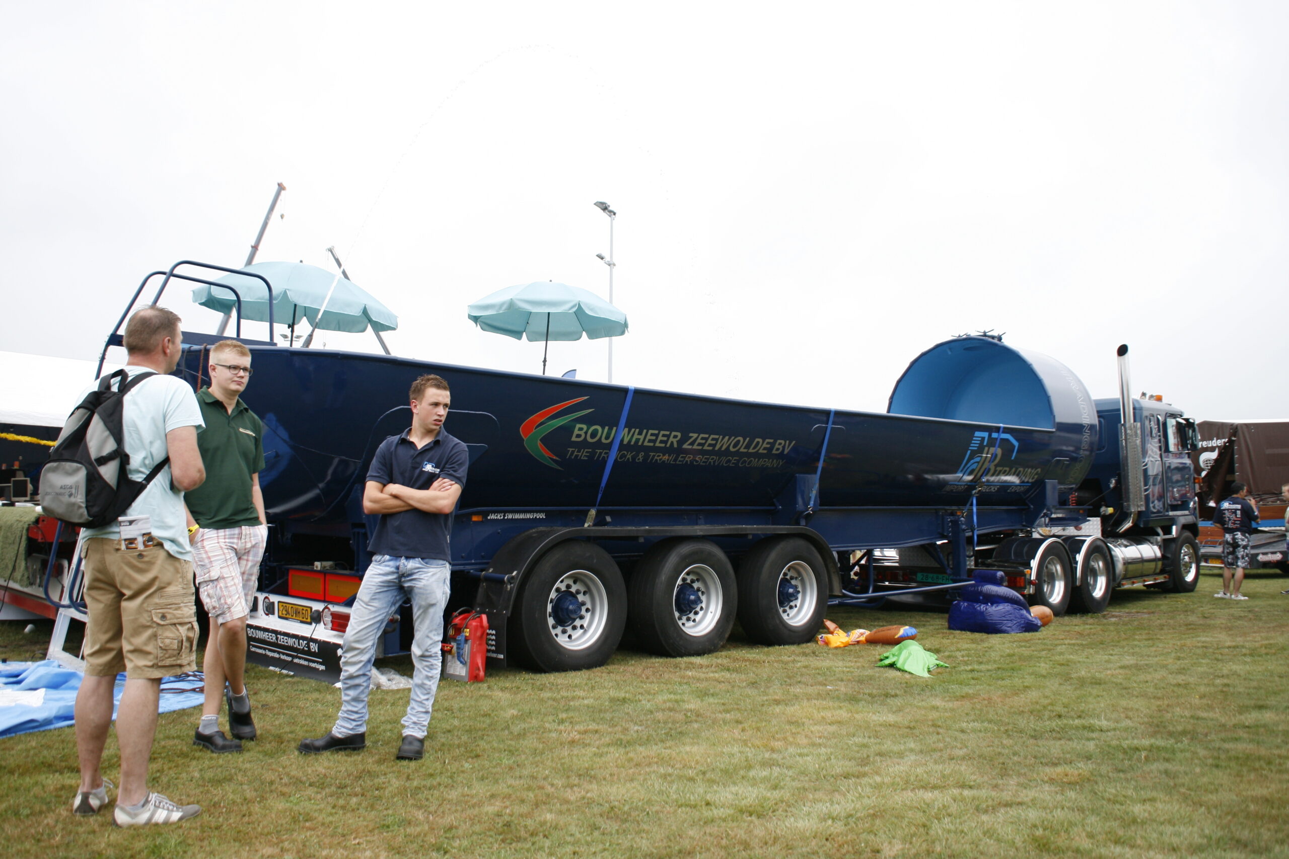 Ochtendsfeer langs de baan