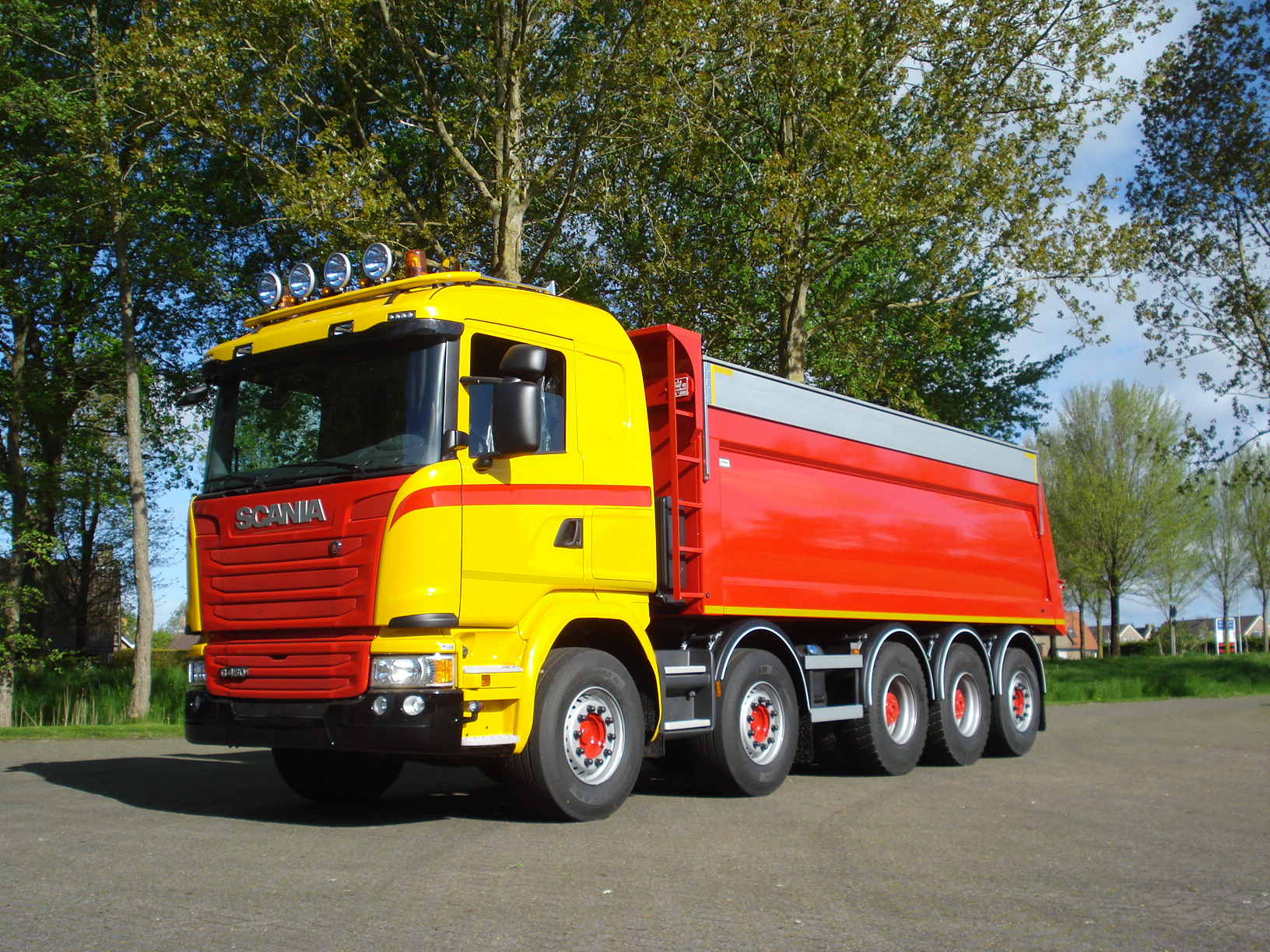 Scania kipper voor Bakker Reduzum