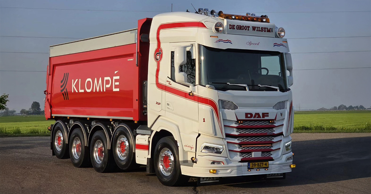 Nieuwe DAF asfaltkipper voor De Groot Wilsum